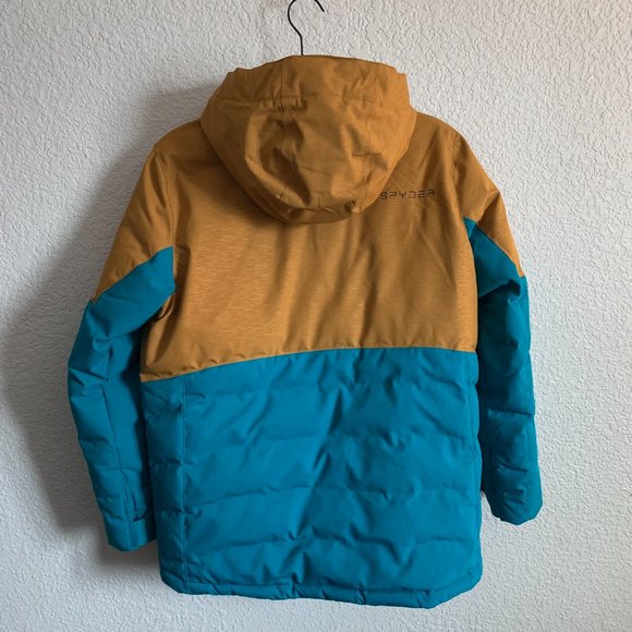 Kids Spyder Trick Synthetic Down Ski Snowboard Jacket - Picture 2 of 6